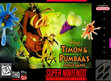 Timon & Pumbaa's Jungle Games (USA) box cover front